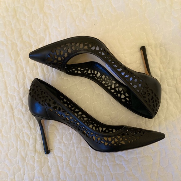 Jimmy Choo Black Romy Heels, size 36.5 - Picture 10 of 11